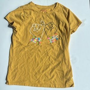 Yellow best friends T-shirt